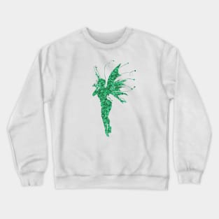 Green Fairy Mosaic Crewneck Sweatshirt